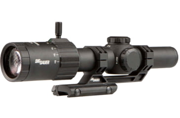 Image of SIG SAUER Tango MSR LPVO Rifle Scope, 1-6x24mm, 30mm Tube, Second Focal Plane, Illuminated BDC6 Reticle, Black, SOT61000