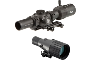 Image of Sig Sauer Tango MSR LPVO Rifle Scope, 1-6x24mm, 30mm Tube, Second Focal Plane, Illuminated BDC6 Reticle and TRYBE Optics Enhancer Rifle Scope Magnification Quadrupler