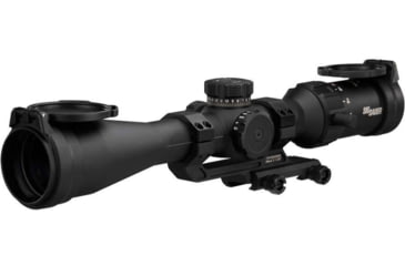 Image of Sig Sauer TANGO SPR, Rifle Scope, 4-16X Magnification, Second Focal Plane, MOA Non-Illuminated Reticle, 44mm Objective, 30mm Tube, Black, w/ ALPHA MSR 1.535" Mount, SOTS44000