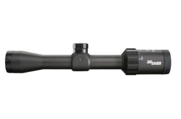 Image of SIG SAUER Whiskey3 2-7x32mm Rifle Scope 1 inch Tube, Second Focal Plane, Black, Quadplex Reticle, MOA, SOW32201