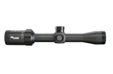 Image of SIG SAUER Whiskey3 2-7x32mm Rifle Scope 1 inch Tube, Second Focal Plane, Black, Quadplex Reticle, MOA, SOW32201