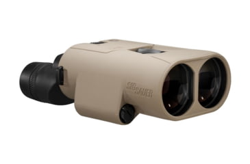 Image of SIG SAUER ZULU6-HDX 18x50mm Schmidt-Pechan Prism PRO Image Stabilized Binocular, FDE, SOZ6WP1850