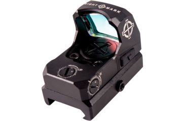 Image of SightMark 1x Mini Shot A-Spec Reflex Sight, Red Reticle, 2 MOA, 1 MOA, 25 yd, Black, SM26045