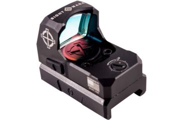 Image of SightMark 1x Mini Shot A-Spec Reflex Sight, Red Reticle, 2 MOA, 1 MOA, 25 yd, Black, SM26045