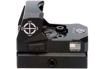 Image of SightMark 1x Mini Shot A-Spec Reflex Sight, Red Reticle, 2 MOA, 1 MOA, 25 yd, Black, SM26045