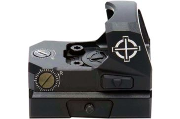 Image of SightMark 1x Mini Shot A-Spec Reflex Sight, Red Reticle, 2 MOA, 1 MOA, 25 yd, Black, SM26045