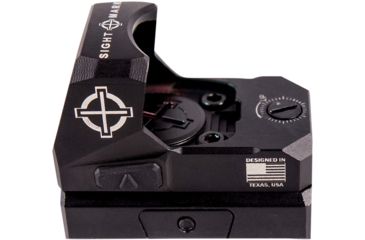 Image of SightMark 1x Mini Shot A-Spec Reflex Sight, Red Reticle, 2 MOA, 1 MOA, 25 yd, Black, SM26045