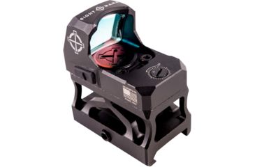 Image of SightMark 1x Mini Shot A-Spec Reflex Sight, Red Reticle, 2 MOA, 1 MOA, 25 yd, Black, SM26045