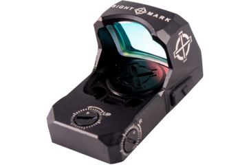 Image of SightMark 1x Mini Shot A-Spec Reflex Sight, Red Reticle, 2 MOA, 1 MOA, 25 yd, Black, SM26045