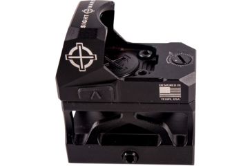 Image of SightMark 1x Mini Shot A-Spec Reflex Sight, Red Reticle, 2 MOA, 1 MOA, 25 yd, Black, SM26045