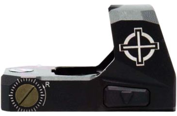 Image of SightMark 1x Mini Shot A-Spec Reflex Sight, Red Reticle, 2 MOA, 1 MOA, 25 yd, Black, SM26045