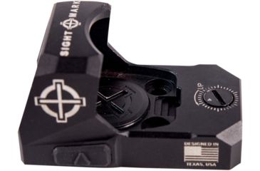 Image of SightMark 1x Mini Shot A-Spec Reflex Sight, Red Reticle, 2 MOA, 1 MOA, 25 yd, Black, SM26045