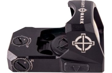 Image of SightMark 1x Mini Shot A-Spec Reflex Sight, Red Reticle, 2 MOA, 1 MOA, 25 yd, Black, SM26045