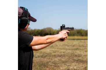Image of SightMark 1x Mini Shot A-Spec Reflex Sight, Red Reticle, 2 MOA, 1 MOA, 25 yd, Black, SM26045