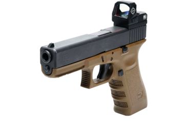 Image of SightMark 1x Mini Shot A-Spec Reflex Sight, Red Reticle, 2 MOA, 1 MOA, 25 yd, Black, SM26045