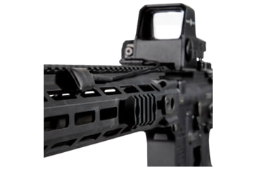 Image of SightMark Ultra Shot R-Spec 1x 33x24 mm Reflex Red Dot Sight, 5 MOA dot, 3 MOA dot with 50 MOA circle, 3 MOA dot with 50 MOA crossshair, 3 MOA dot with 30 MOA circle/crosshair (subtensions total 50 MOA), Black, SM26036