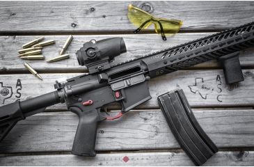 Image of Sightmark Wolverine Red Dot Sight, 1x28 mm, 2 MOA Red Dot Reticle, Black, SM26027