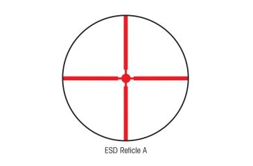 Image of Sightron S33 Red Dot 1x33mm Four Reticle Handgun Scope/Electronic Sighting, Matte Black, 40008