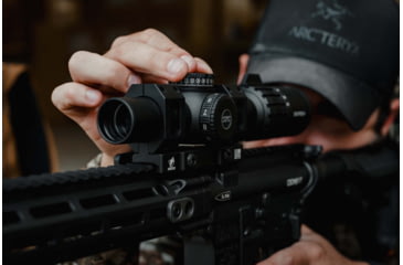 Image of Sightron S-TAC 1-6X 24mm Rifle Scope, 30mm Tube, Second Focal Plane, IR AR1 Reticle, Matte Black, 26022