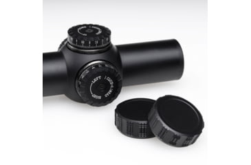 Image of Sightron S6 Rifle Scope, 1-6x24mm, 30mm Tube, First Focal Plane, LRT IR Reticle, Matte Black, Small, 66001