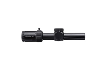Image of Sightron S6 Rifle Scope, 1-6x24mm, 30mm Tube, Second Focal Plane, IR4A Reticle, Matte Black, Small, 66000