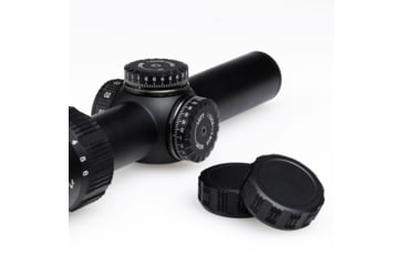 Image of Sightron S6 Rifle Scope, 1-6x24mm, 30mm Tube, Second Focal Plane, IR4A Reticle, Matte Black, Small, 66000