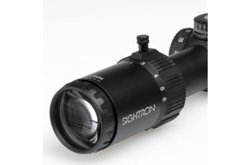 Image of Sightron S6 Rifle Scope, 1-6x24mm, 30mm Tube, Second Focal Plane, IR4A Reticle, Matte Black, Small, 66000