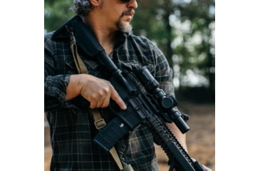 Image of Sightron S6 Rifle Scope, 1-6x24mm, 30mm Tube, Second Focal Plane, IR4A Reticle, Matte Black, Small, 66000