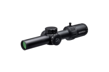 Image of Sightron S6 Rifle Scope, 1-6x24mm, 30mm Tube, Second Focal Plane, IR4A Reticle, Matte Black, Small, 66000
