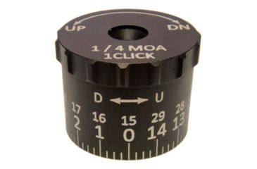 Image of Sightron SIII8 32x56mm Tactical Elevation Knob, 29 MOA, Black, MOA, 74002