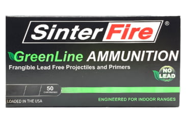 Image of SinterFire GreenLine .45 ACP 155 Grain Frangible Brass Pistol Ammo, 50 Rounds, SF45155GL