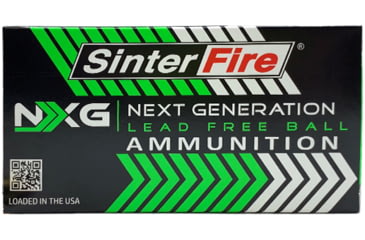 Image of SinterFire NXG .223 Remington 50 Grain Lead-Free Ball Brass Rifle Ammo, 50 Rounds, SF22350NXG