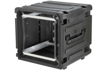 Image of SKB Cases 12U Shock Mount - Rack, Wth Wheels And Handle, 3SKB-R12U20W