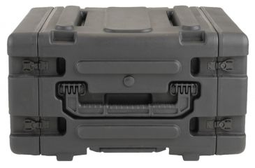 Image of SKB Cases 20 Deep 4U Roto Shockmount Rolling Rack 19 rackable x 20 deep x 7 high 3SKB-R04U20W