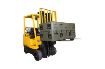 Image of SKB Cases 3R Forklift Riser Kit, Set of 4, Black, 12in x 10in x 6in 3R-FLRK