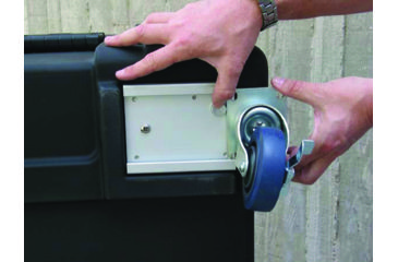 Image of SKB Cases 3R Series Caster plate and wheel kit for Mil-Standard 3SKB-CAST1