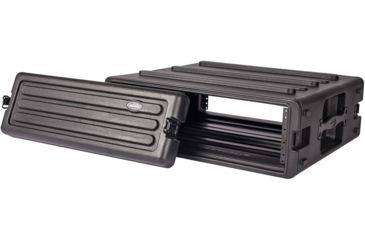 Image of SKB Cases 3U Roto Molded Rack, Black, 24in x 22.4in x 7.6in 1SKB-R3U