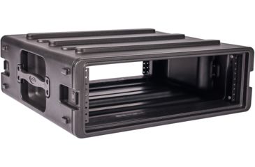 Image of SKB Cases 3U Roto Molded Rack, Black, 24in x 22.4in x 7.6in 1SKB-R3U