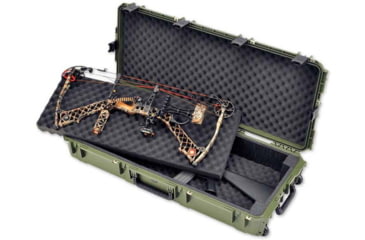 Image of SKB Cases 4217-7 Double Bow / Rifle Case, OD Green, 3i-4217-DB-M