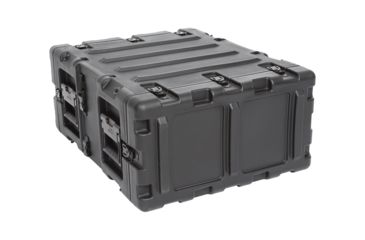 Image of SKB Cases 4U Removable Shock Rack, Rackable Depth 20in, Black, 24in x 19in x 7in 3RR-4U20-22B