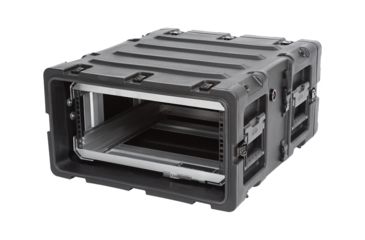 Image of SKB Cases 4U Removable Shock Rack, Rackable Depth 20in, Black, 24in x 19in x 7in 3RR-4U20-22B