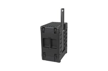 Image of SKB Cases 6U Roto Rolling Rack w/ wheels and handle, Black, 19in x 10.5in 1SKB-R6UW