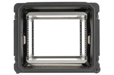 Image of SKB Cases 20 Deep 8U Roto Shockmount Rolling Rack 19 rackable x 20 deep x 14 high 3SKB-R08U20W
