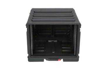 Image of SKB Cases 8U Space Rack Stacks W/Roto Racks, Wheels, And Handle, 1SKB-R8UW