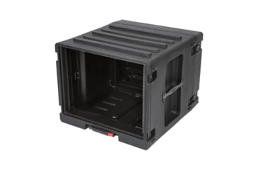 Image of SKB Cases 8U Space Rack Stacks W/Roto Racks, Wheels, And Handle, 1SKB-R8UW