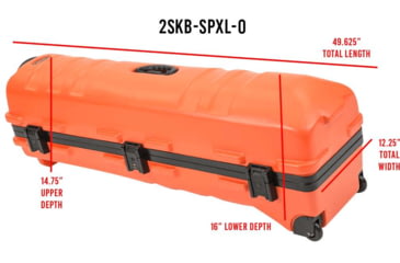 Image of SKB Cases ATA Staff Pro Travel Case, XL, Orange, 2SKB-SPXL-O