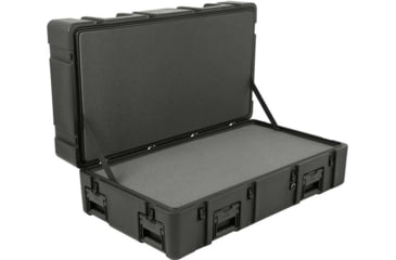 Image of SKB Cases Cases R Series Waterproof Utility Case w/Layered Foam &amp; Wheels, Empty, 14in, 3R4222-14B-LW