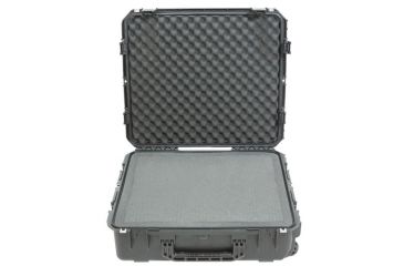 Image of SKB Cases I Series Injection Molded Watertight &amp; Dust Proof Case,Cubed Foam, Black, 24in x 21in x 7in 3I-2421-7B-C