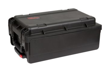 Image of SKB Cases Injection Molded Laptop/2U Studio Flyer Rack Case w/Wheels and Pull handle, Black 1SKB-iSF2U
