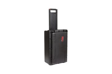 Image of SKB Cases Injection Molded Laptop/2U Studio Flyer Rack Case w/Wheels and Pull handle, Black 1SKB-iSF2U